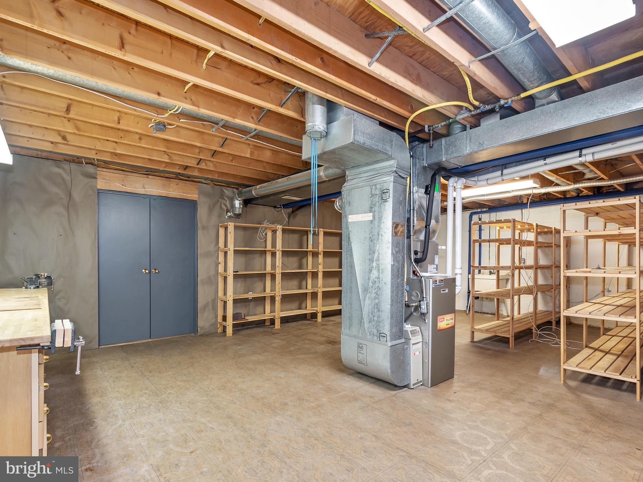116 Delford Avenue Silver Spring, MD 20904 - Photo 26 of 30 Large Storage Area in Basement 2 Zone HVAC