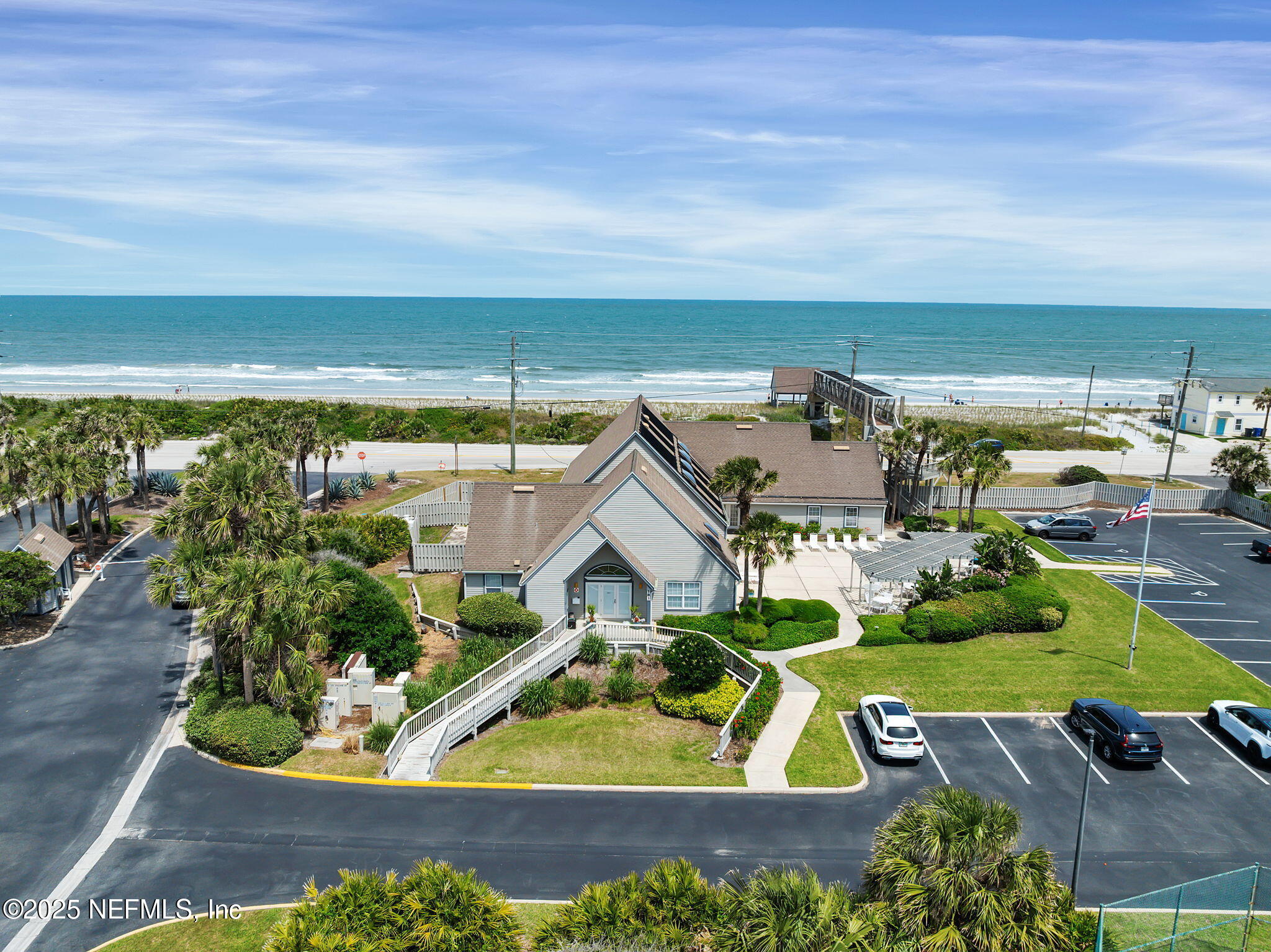 107 Hammock Circle St. Augustine, FL 32084 - Photo 73 of 76 an aerial view of a house with a ocean view