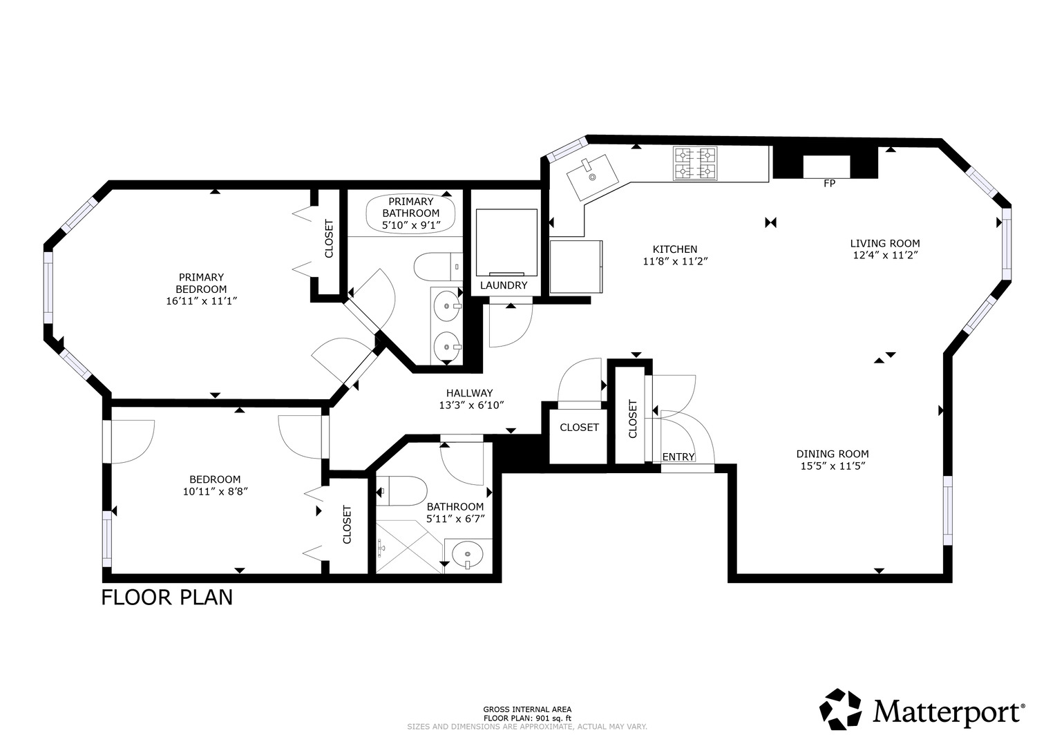 807 West Bradley Place, Unit 2 Chicago, IL 60613 - Photo 26 of 26 a picture of a floor plan