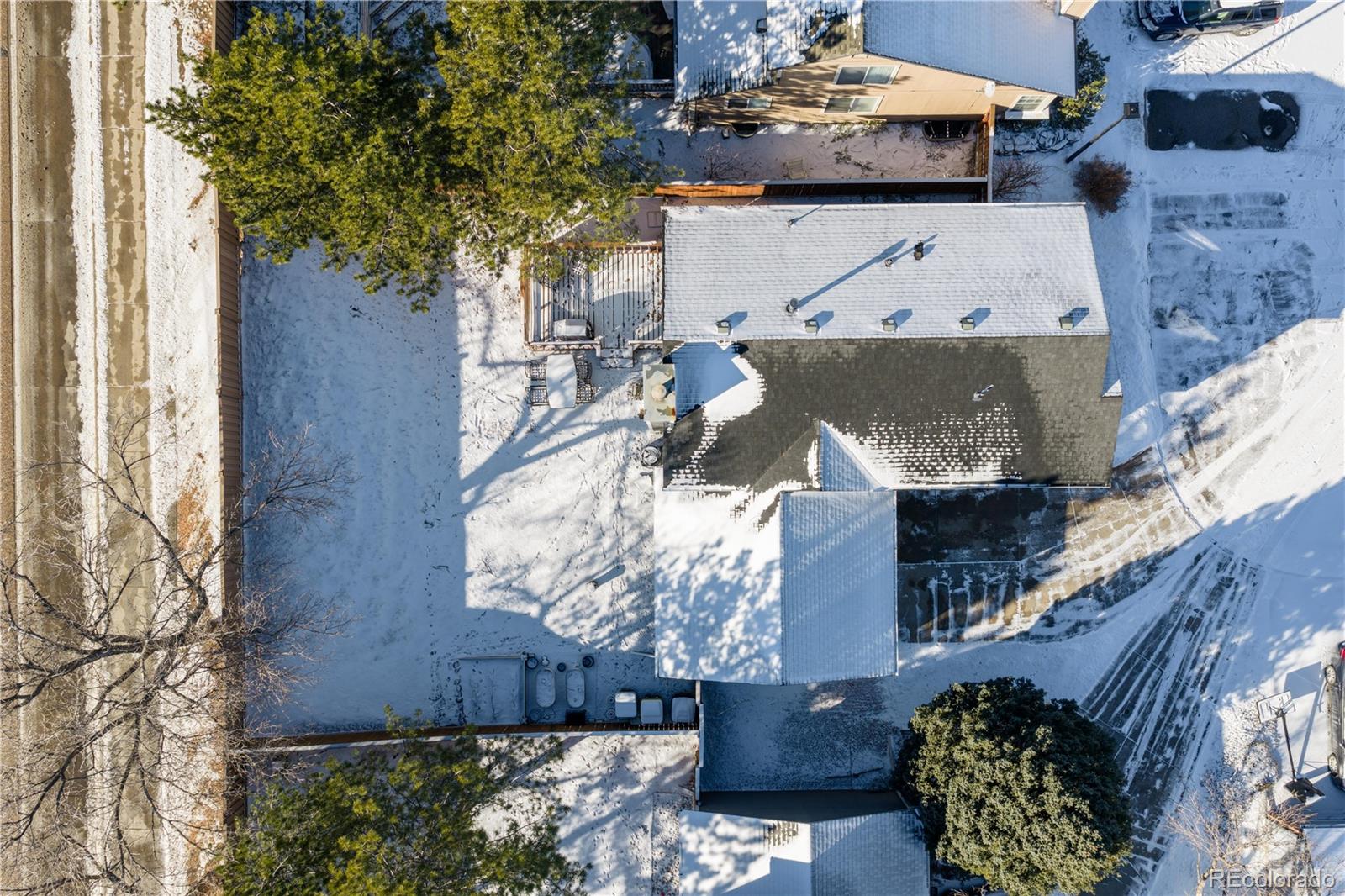 9364 Cattail Court Highlands Ranch, CO 80126 - Photo 30 of 31 an aerial view of residential houses with outdoor space
