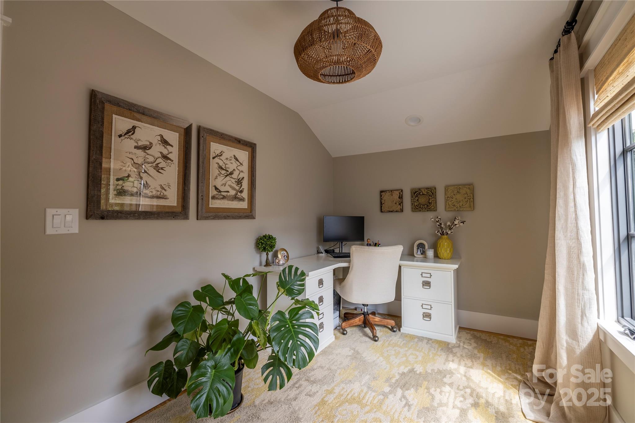 18353 John Connor Road Cornelius, NC 28031 - Photo 22 of 47 a view of a workspace with furniture and a window
