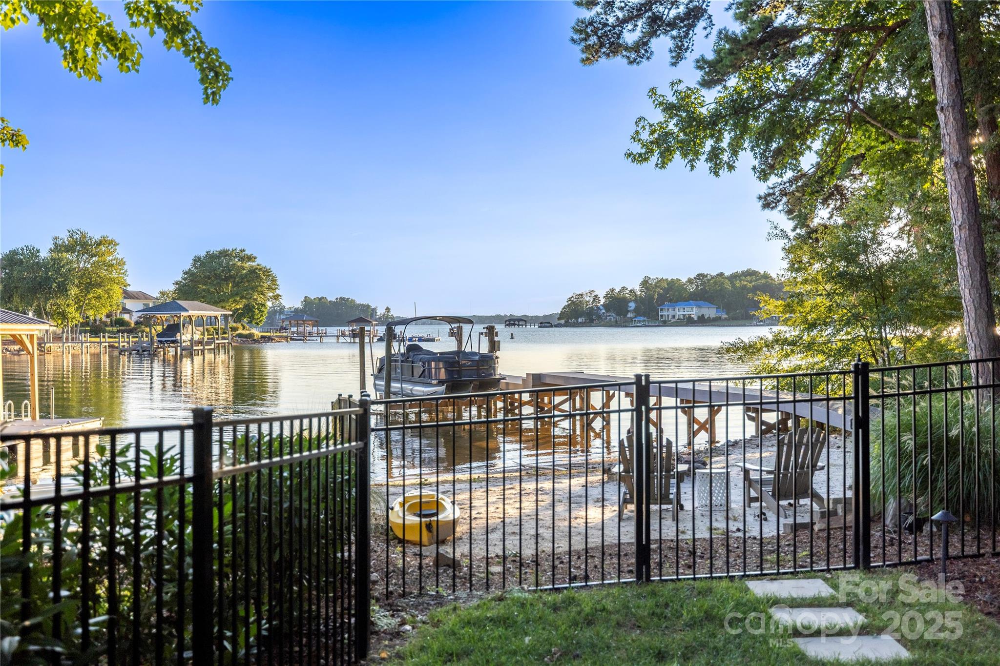18353 John Connor Road Cornelius, NC 28031 - Photo 3 of 47 a view of a lake from a balcony