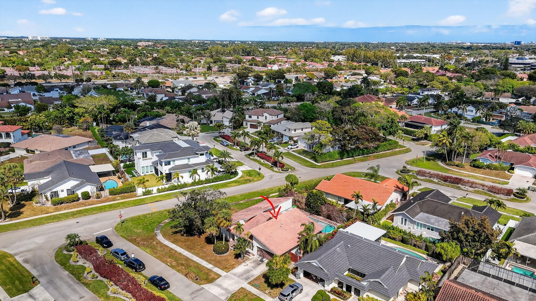 22220 Morning Glory Terrace Boca Raton, FL 33433 - Photo 39 of 69 an aerial view of residential houses with outdoor space