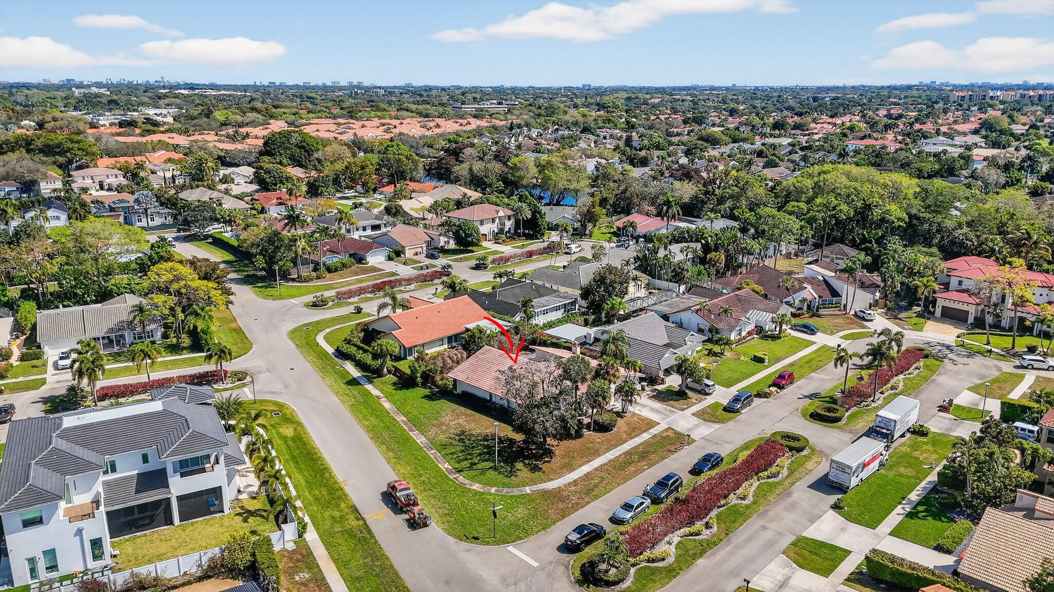 22220 Morning Glory Terrace Boca Raton, FL 33433 - Photo 40 of 69 an aerial view of residential houses with outdoor space