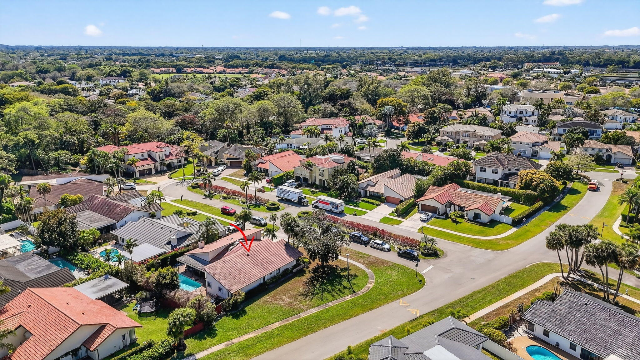 22220 Morning Glory Terrace Boca Raton, FL 33433 - Photo 43 of 69 an aerial view of a city