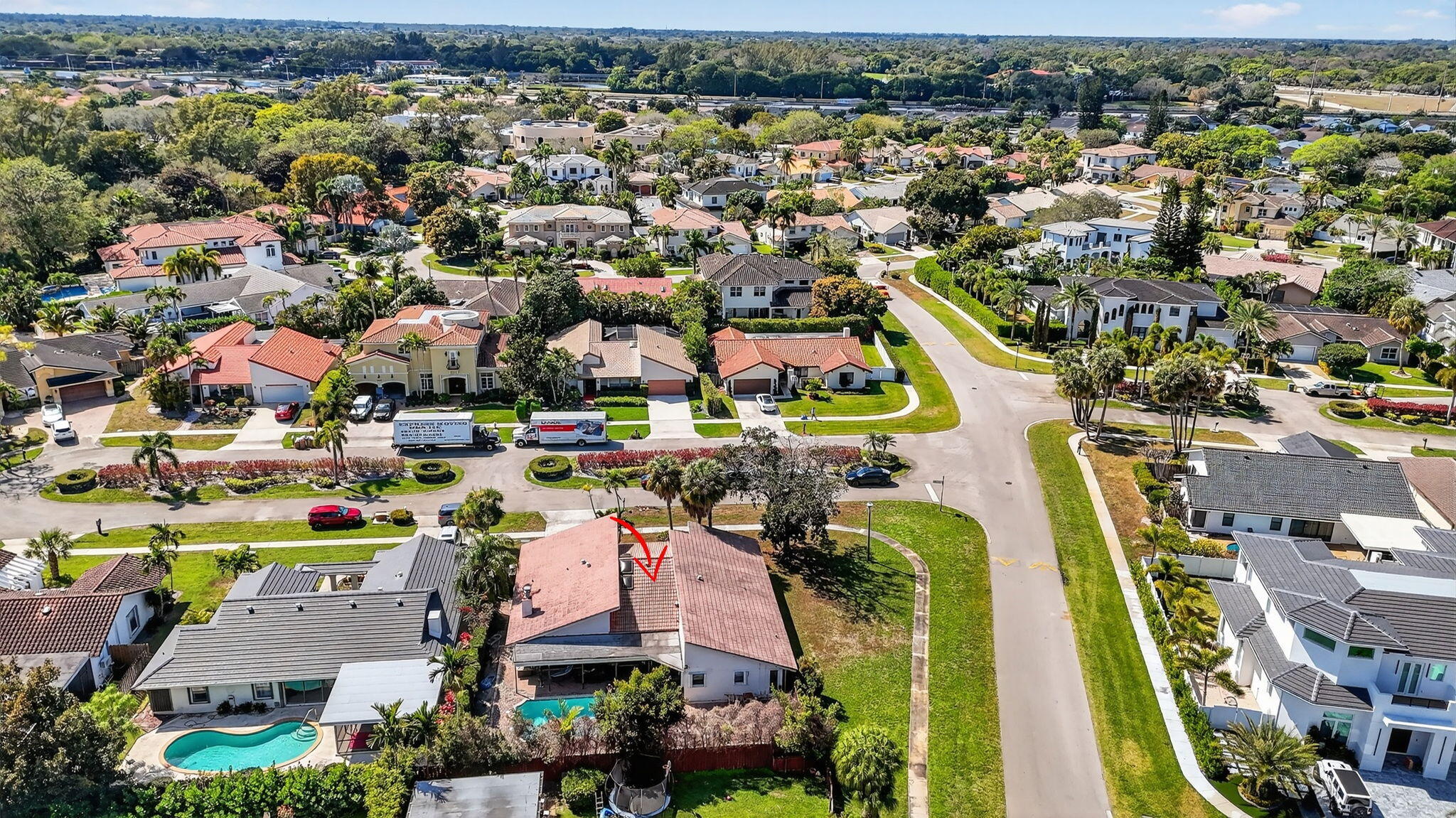 22220 Morning Glory Terrace Boca Raton, FL 33433 - Photo 45 of 69 an aerial view of a city