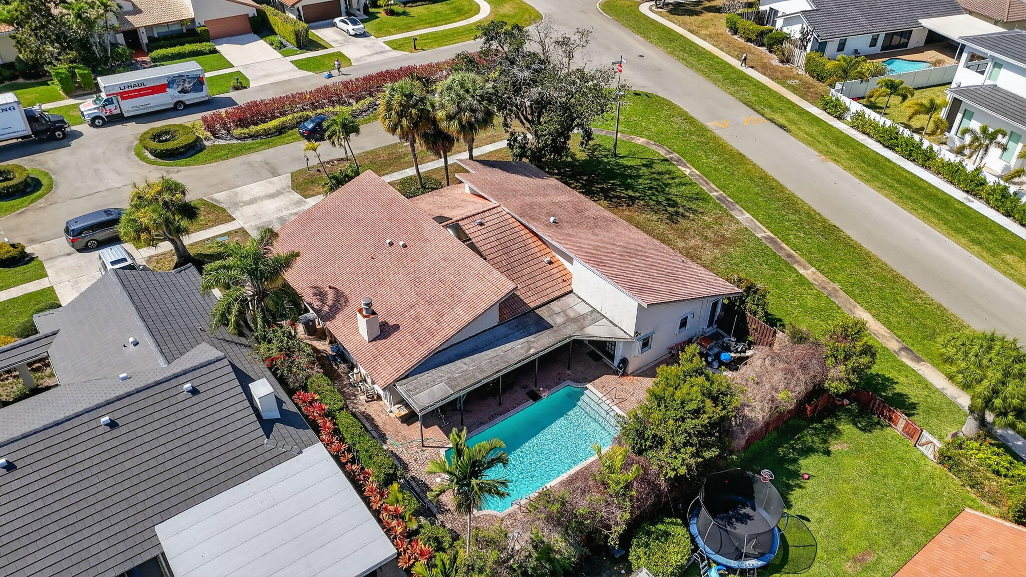 22220 Morning Glory Terrace Boca Raton, FL 33433 - Photo 48 of 69 aerial view of a house with a yard