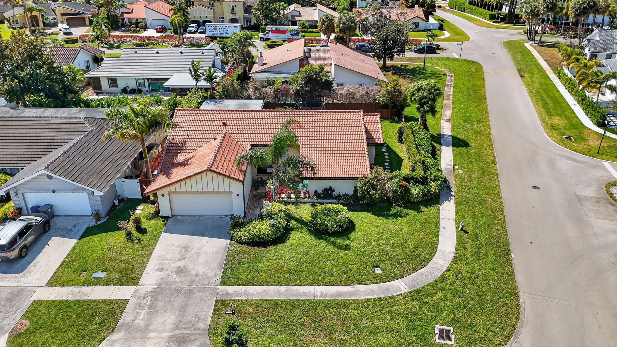 22220 Morning Glory Terrace Boca Raton, FL 33433 - Photo 53 of 69 an aerial view of residential houses with outdoor space and street view