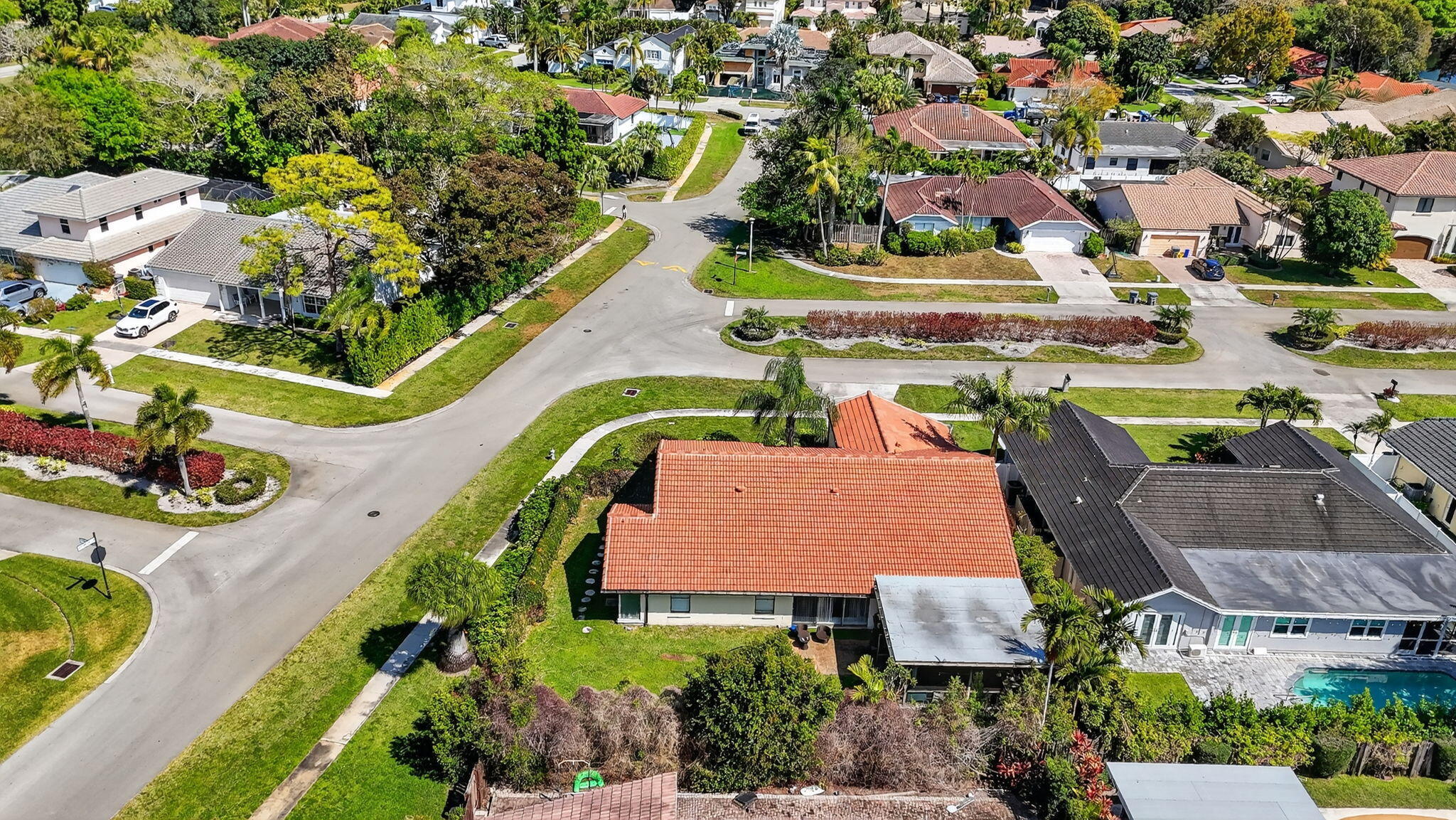22220 Morning Glory Terrace Boca Raton, FL 33433 - Photo 54 of 69 an aerial view of residential house with outdoor space and swimming pool
