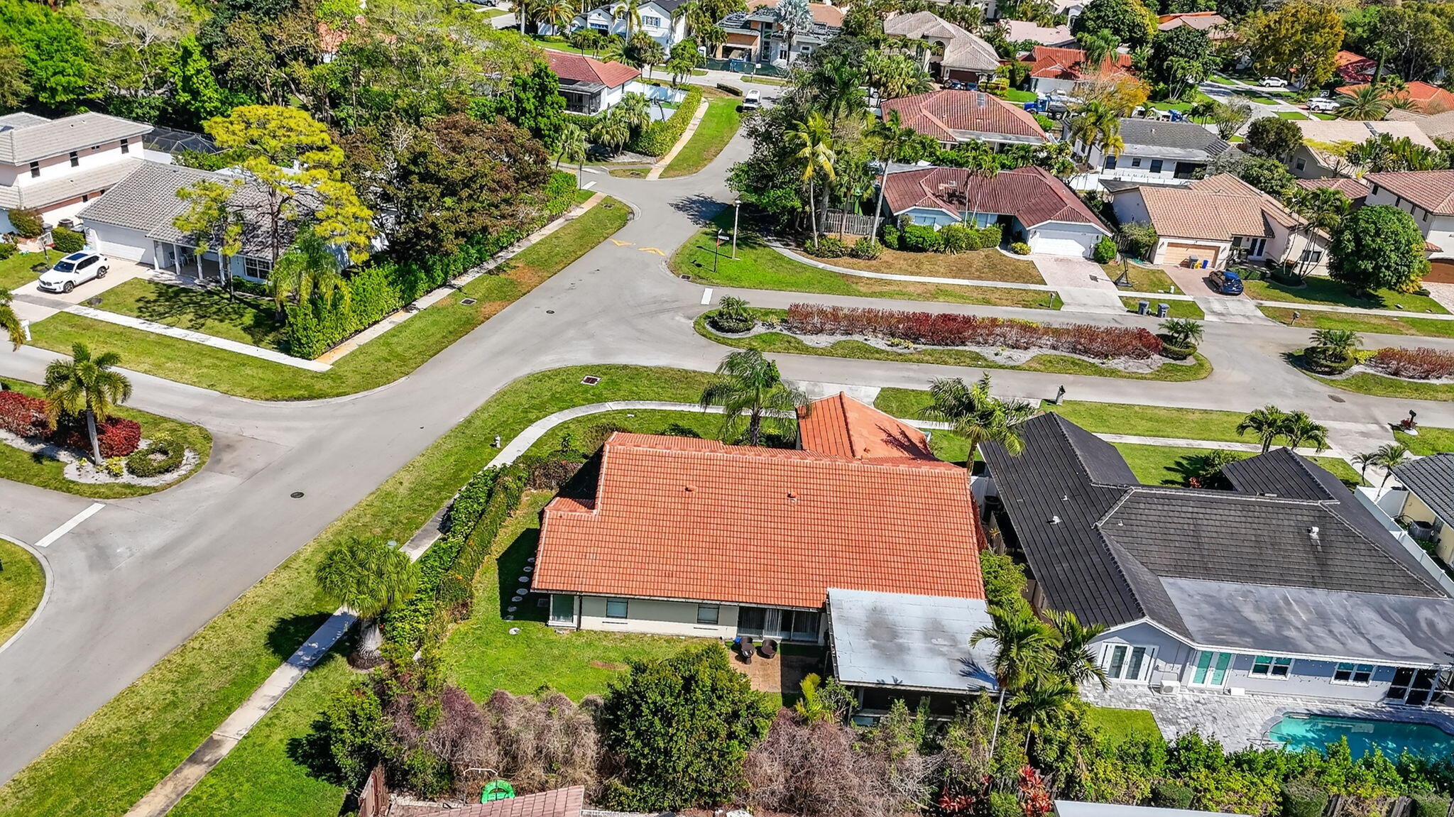 22220 Morning Glory Terrace Boca Raton, FL 33433 - Photo 55 of 69 an aerial view of residential house with outdoor space and swimming pool