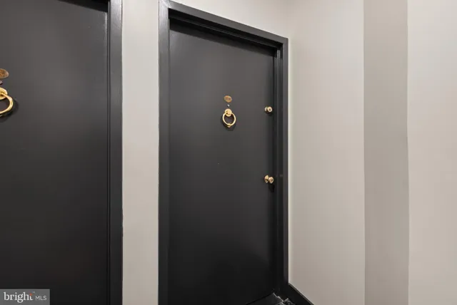 a front view of a building