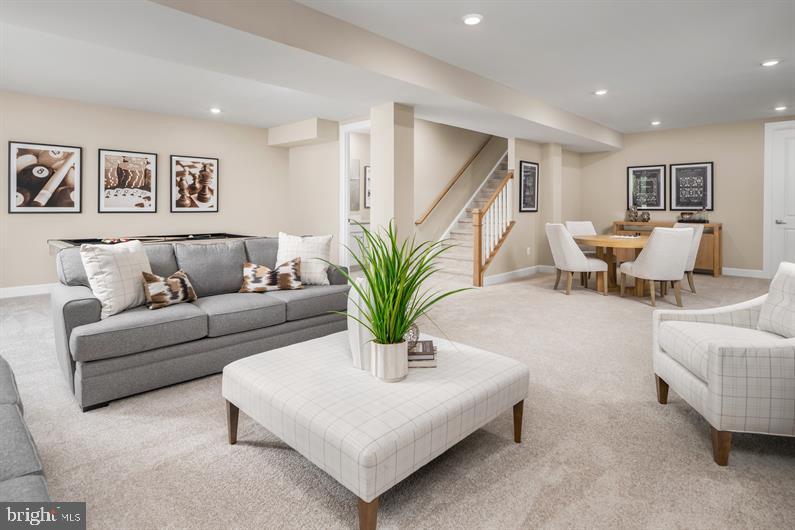 9432 Founders Lane Perry Hall, MD 21128 - Photo 21 of 26 a living room with furniture and potted plant