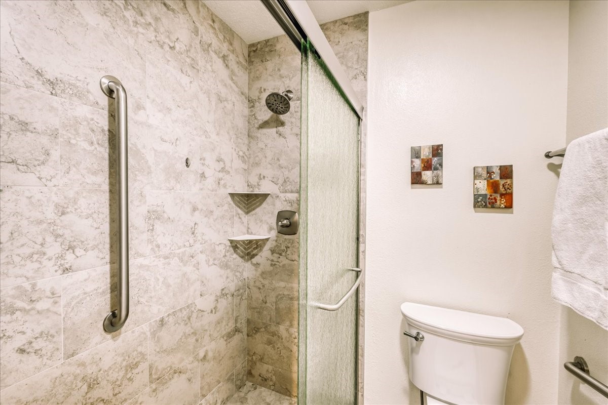 22280 Highway 6, Unit 1716 Keystone, CO 80435 - Photo 17 of 27 a bathroom with a toilet and a shower