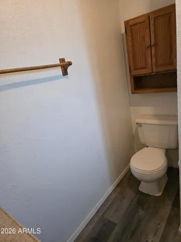 a bathroom with a toilet