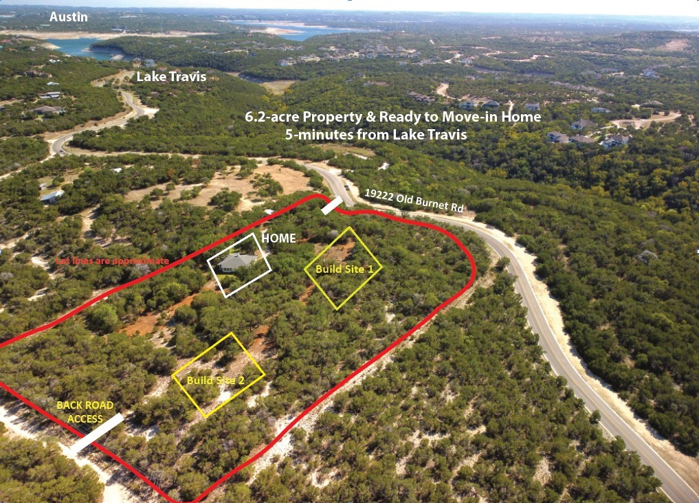Property 6.2-acres is a MULTIPLE RESIDENCES with No City Restrictions and No POA Fees. Has a Casita style home and 2 cleared built sites. Build your Dream Home and a barn. Also, has paved road access at back of the property.