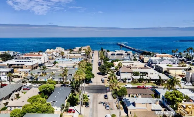 a view of parking and city