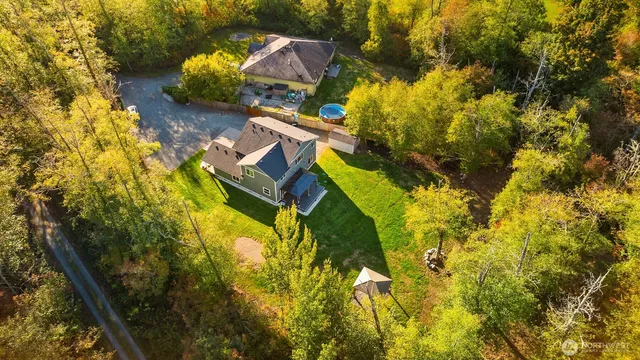 view of a house with a yard