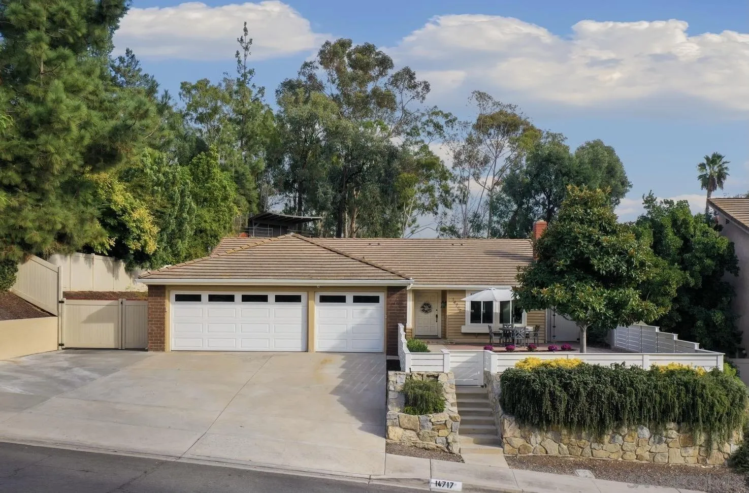 14717 Fieldview Way Poway, CA 92064 - Photo 33 of 35 an aerial view of a house with swimming pool and furniture