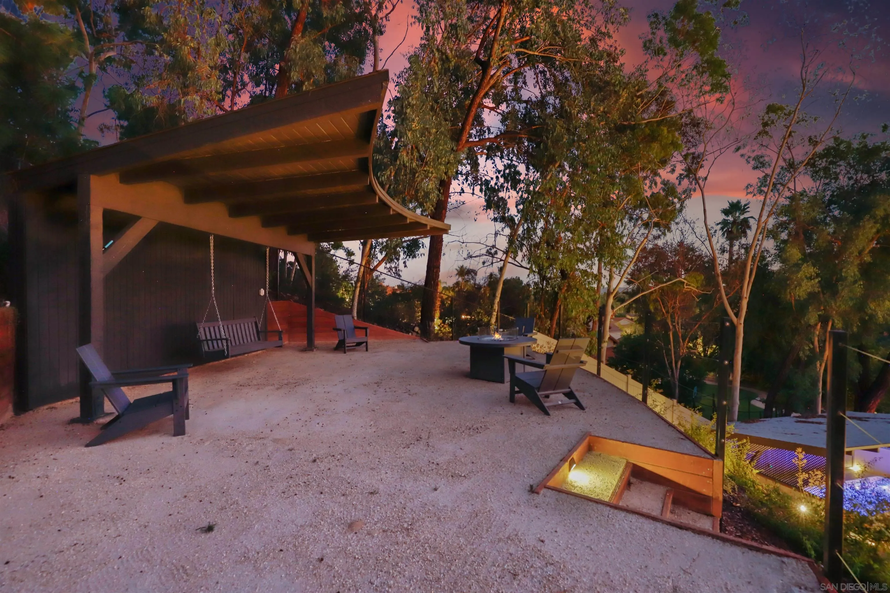 14717 Fieldview Way Poway, CA 92064 - Photo 6 of 35 a view of a backyard with a table and chairs