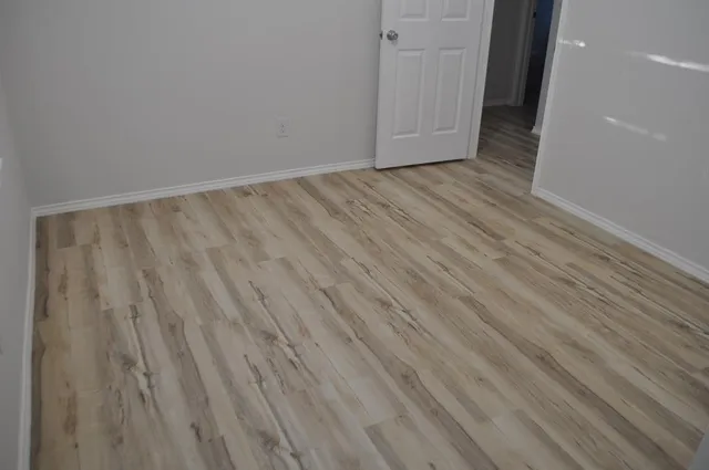 a view of wooden floor in a room