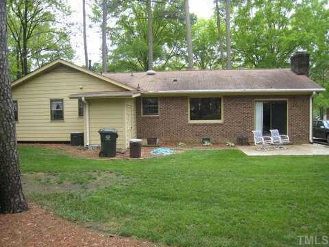 5405 Fieldstone Drive Raleigh, NC 27609 - Photo 7 of 7 Back view of home with attached storage and patio Other