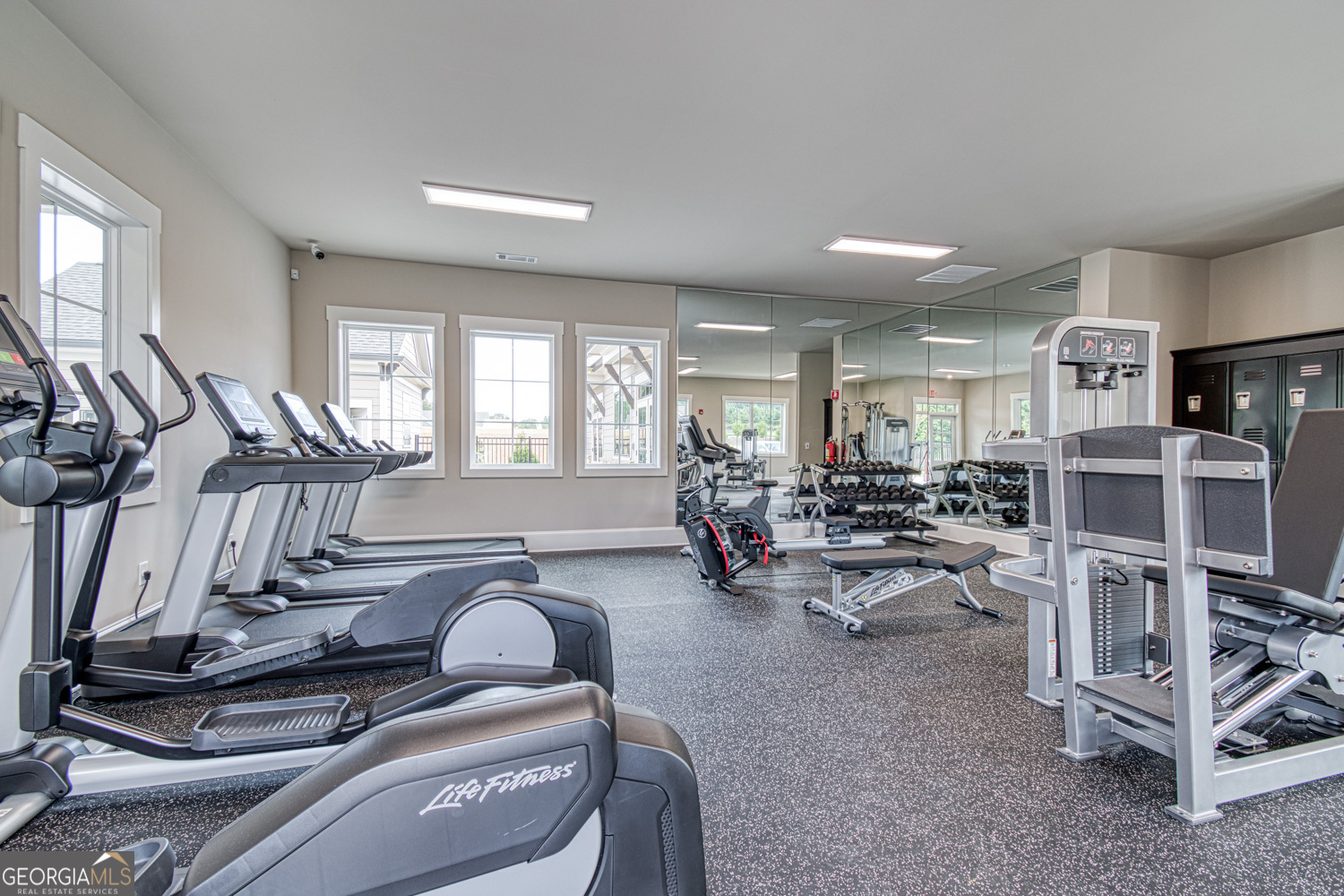 177 Depot Landing Road, Unit 26A Auburn, GA 30011 - Photo 40 of 41 a view of a room with gym equipment
