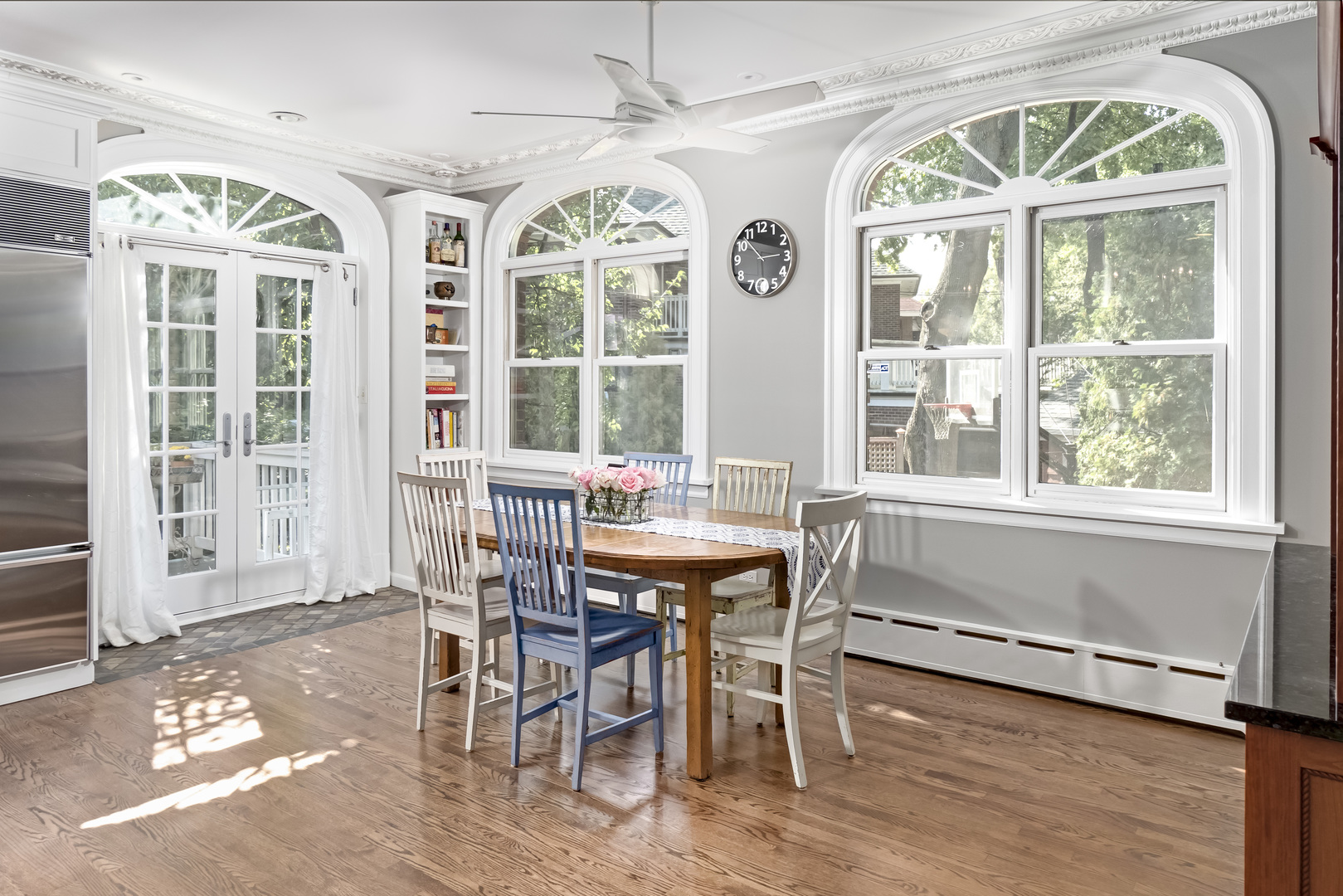 1111 Sheridan Road Wilmette, IL 60091 - Photo 25 of 76 a view of a dining room with furniture window and outside view