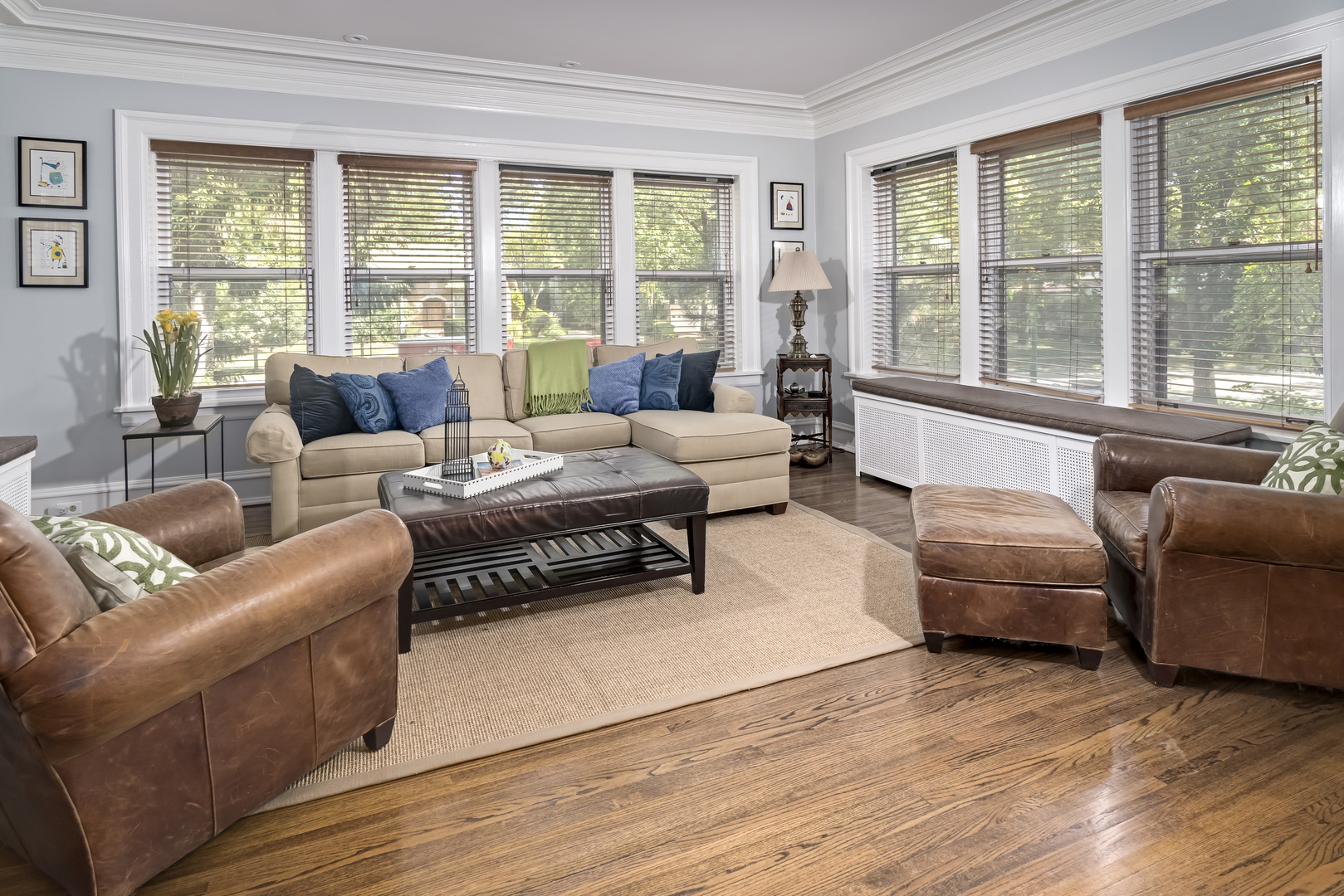 1111 Sheridan Road Wilmette, IL 60091 - Photo 32 of 76 a living room with furniture and large windows