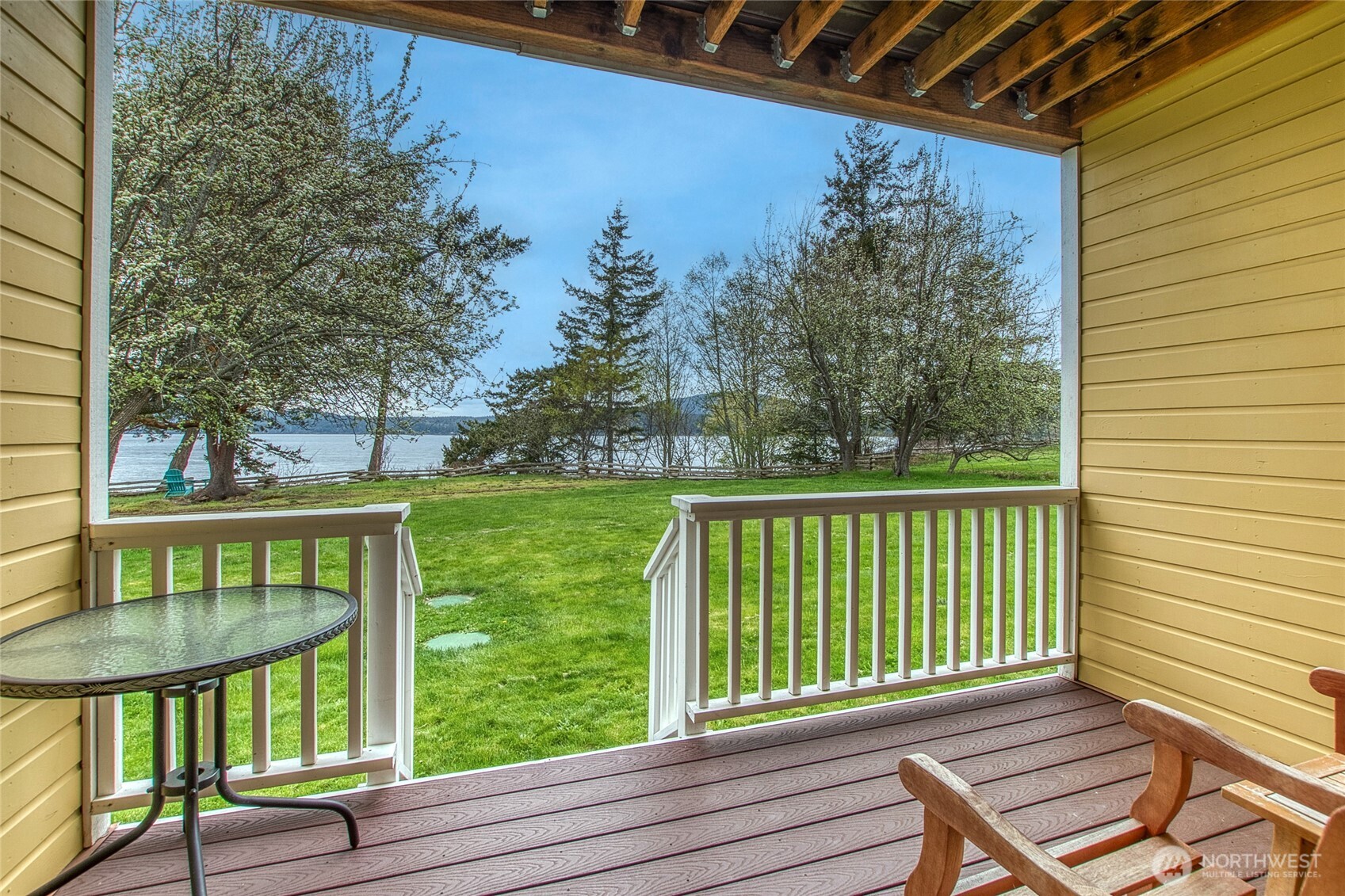 326 Olga Road Orcas Island, WA 98245 - Photo 31 of 39 a view of a two chairs in the deck