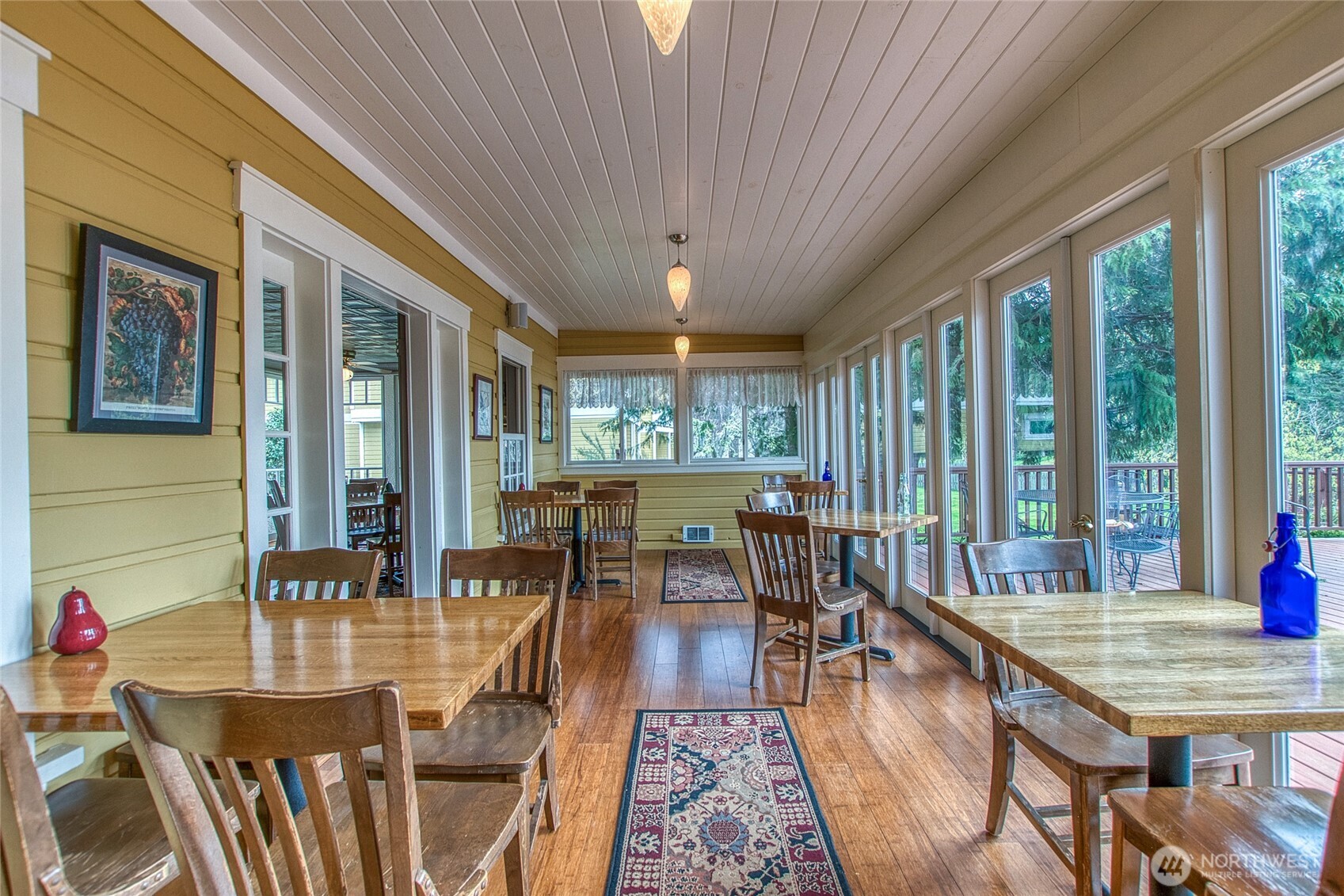 326 Olga Road Orcas Island, WA 98245 - Photo 10 of 39 a dining room with furniture window and outside view
