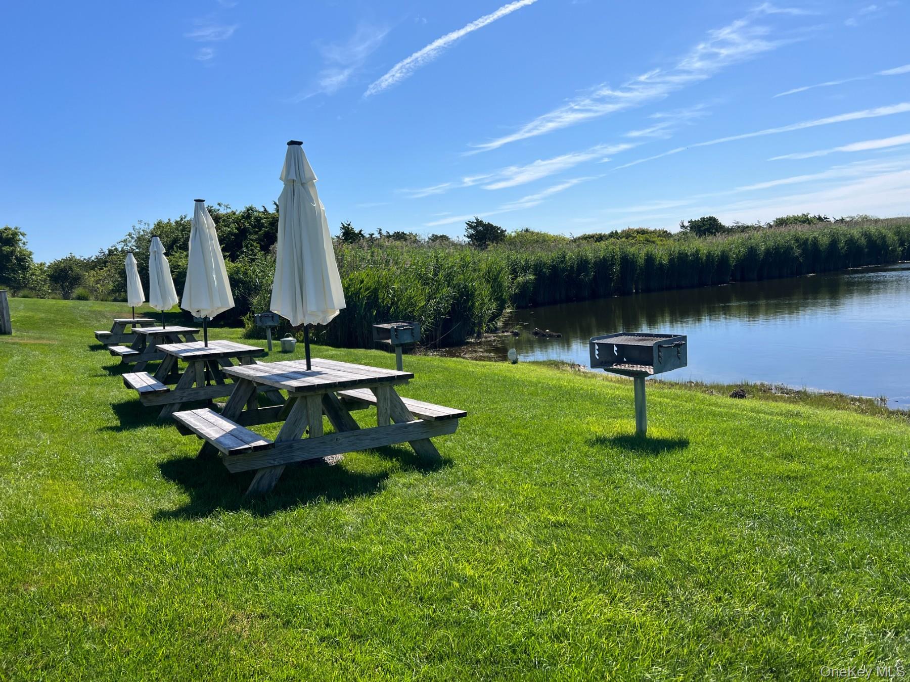 379 Bluff Road, Unit 115 Amagansett, NY 11930 - Photo 26 of 28 a garden view with a lake view