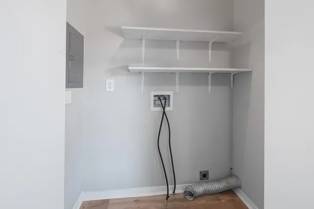 a room with gym equipment