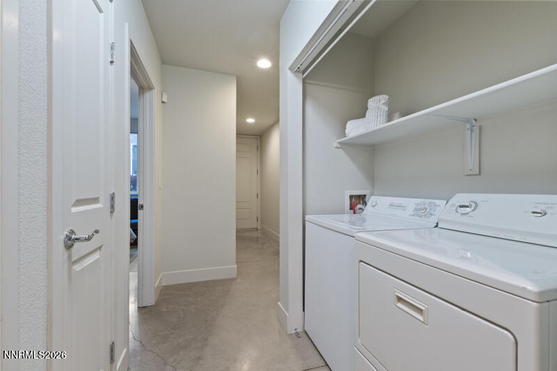 374 State Street Reno, NV 89501 - Photo 14 of 16 a view of storage and utility room with washer and dryer