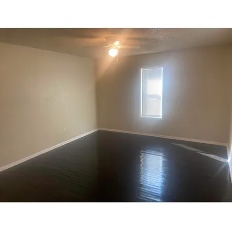 a black and white photo of a room