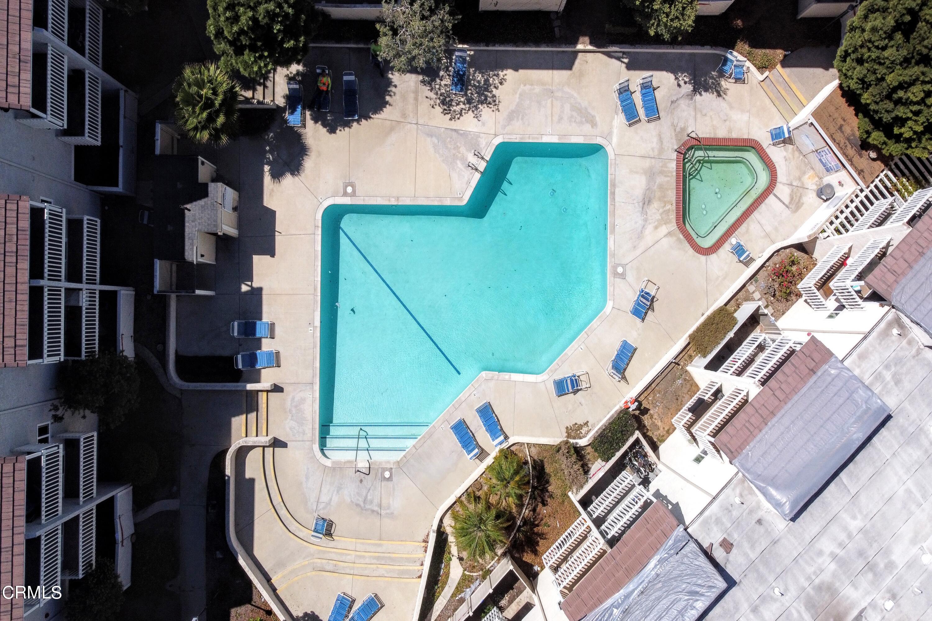 263 South Ventura Road, Unit 272 Port Hueneme, CA 93041 - Photo 33 of 40 an aerial view of a house with outdoor space and street view