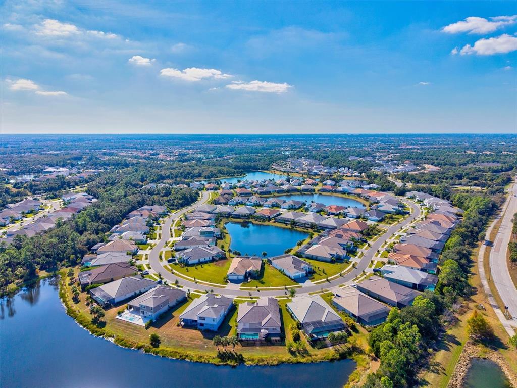 12436 Destin Loop Venice, FL 34293 - Photo 63 of 85 an aerial view of residential houses with outdoor space