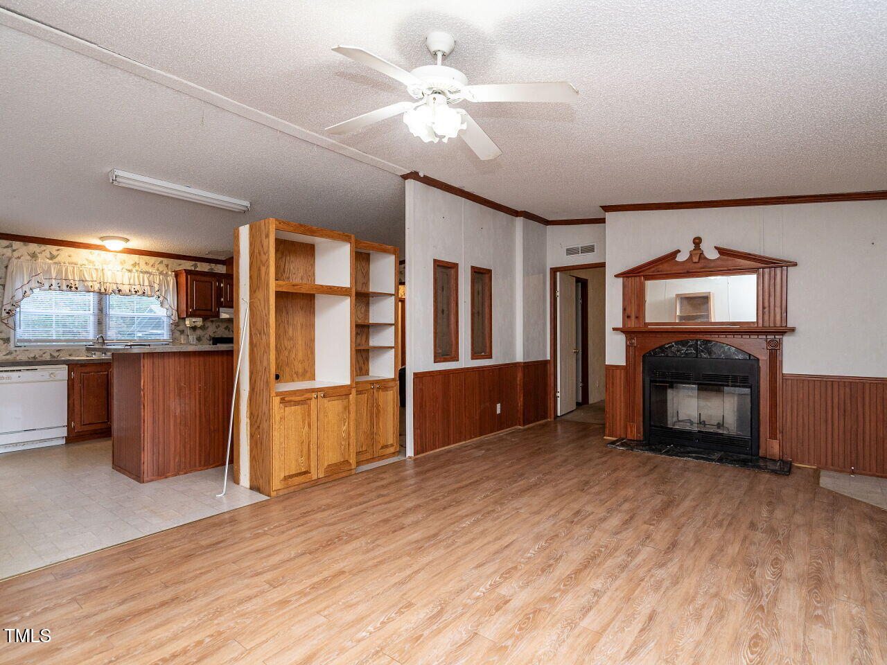9140 Ransdell Road Raleigh, NC 27603 - Photo 8 of 26 a view of kitchen and living room