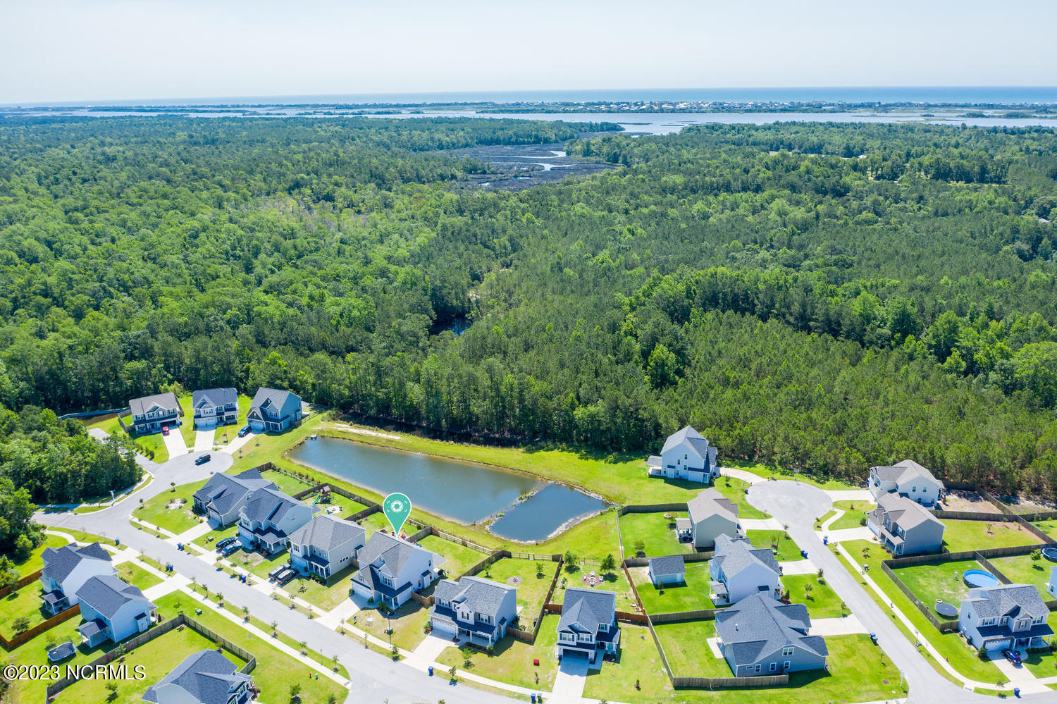 142 Poplar Branch Way Hampstead, NC 28443 - Photo 54 of 58 142 Poplar Branch Aerial