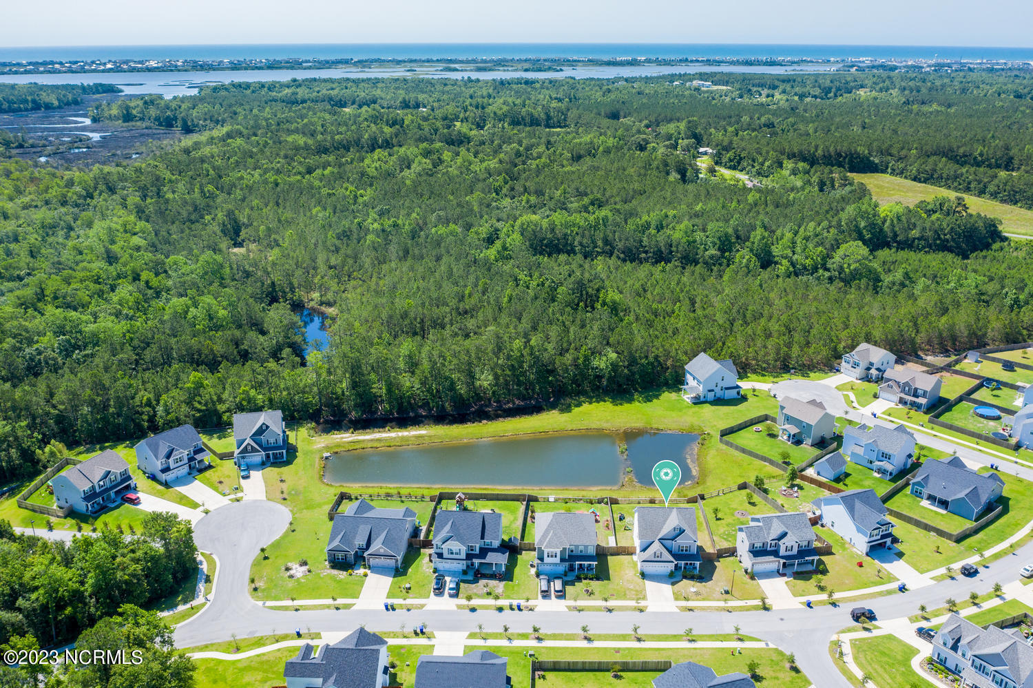 142 Poplar Branch Way Hampstead, NC 28443 - Photo 56 of 58 142 Poplar Branch Aerial