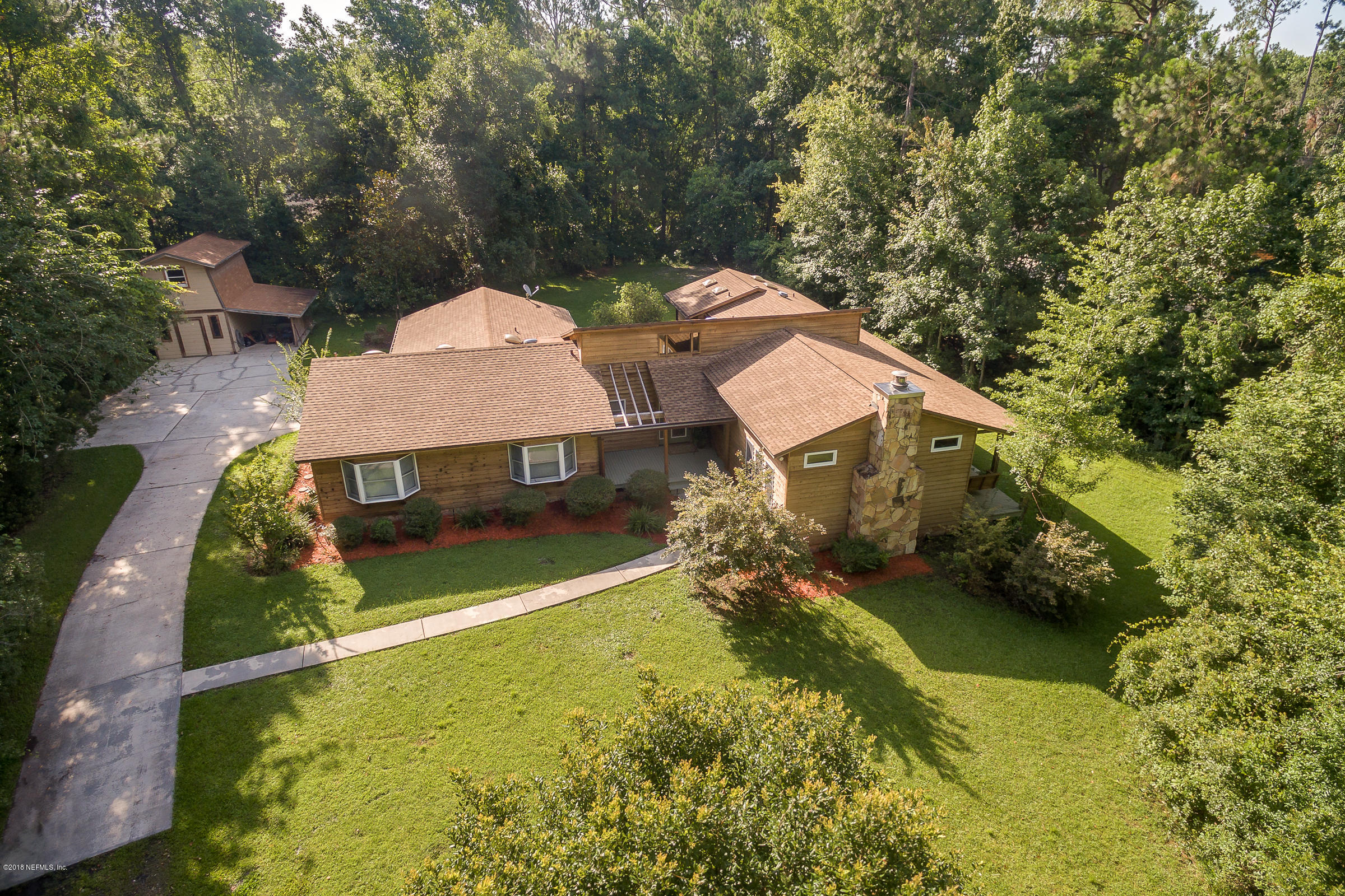 4935 Raggedy Point Road Fleming Island, FL 32003 - Photo 27 of 43 Aerial_Front_View_of_Home
