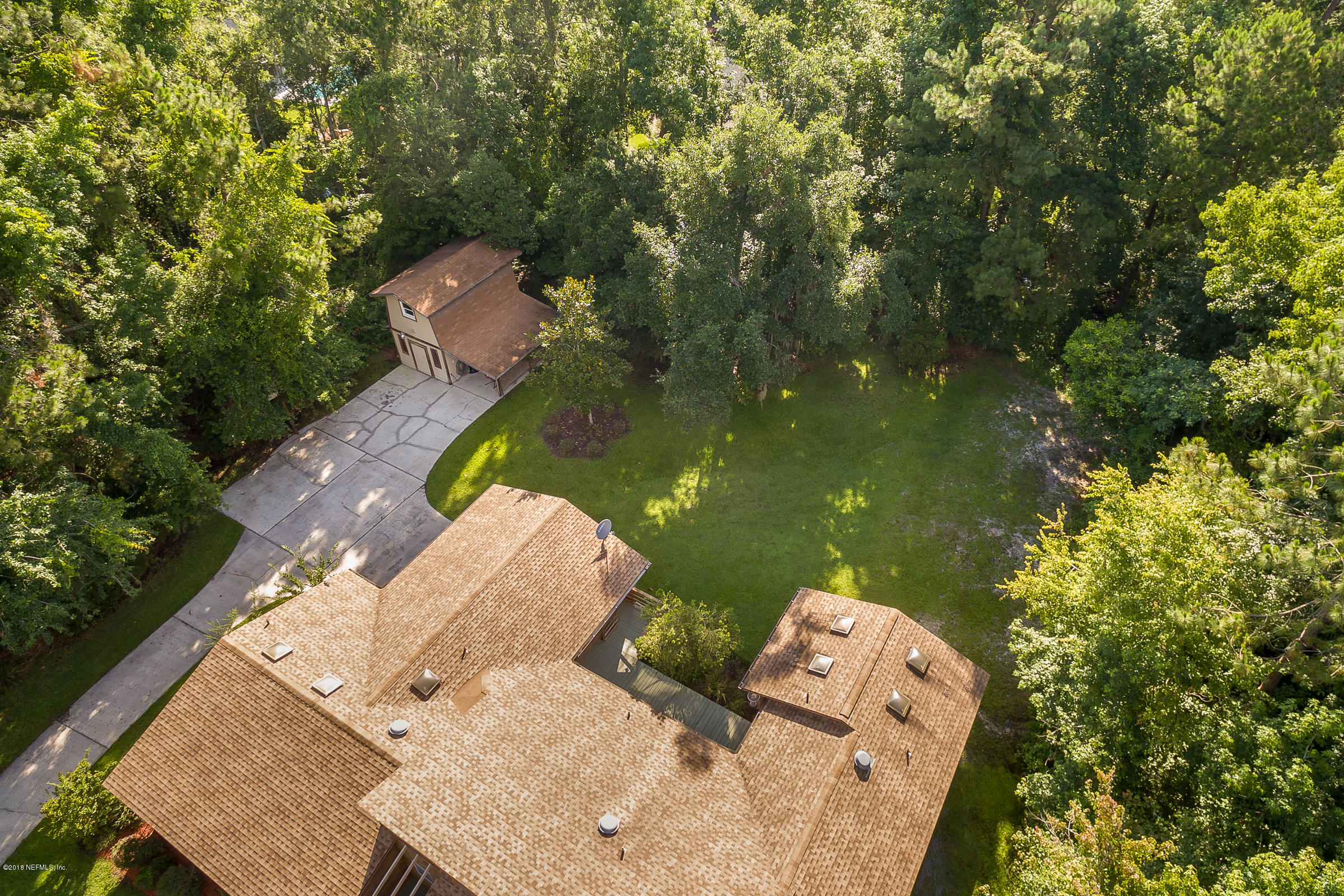 4935 Raggedy Point Road Fleming Island, FL 32003 - Photo 28 of 43 Aerial_View_of_Back_Yard