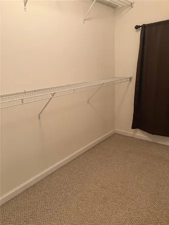a view of a closet