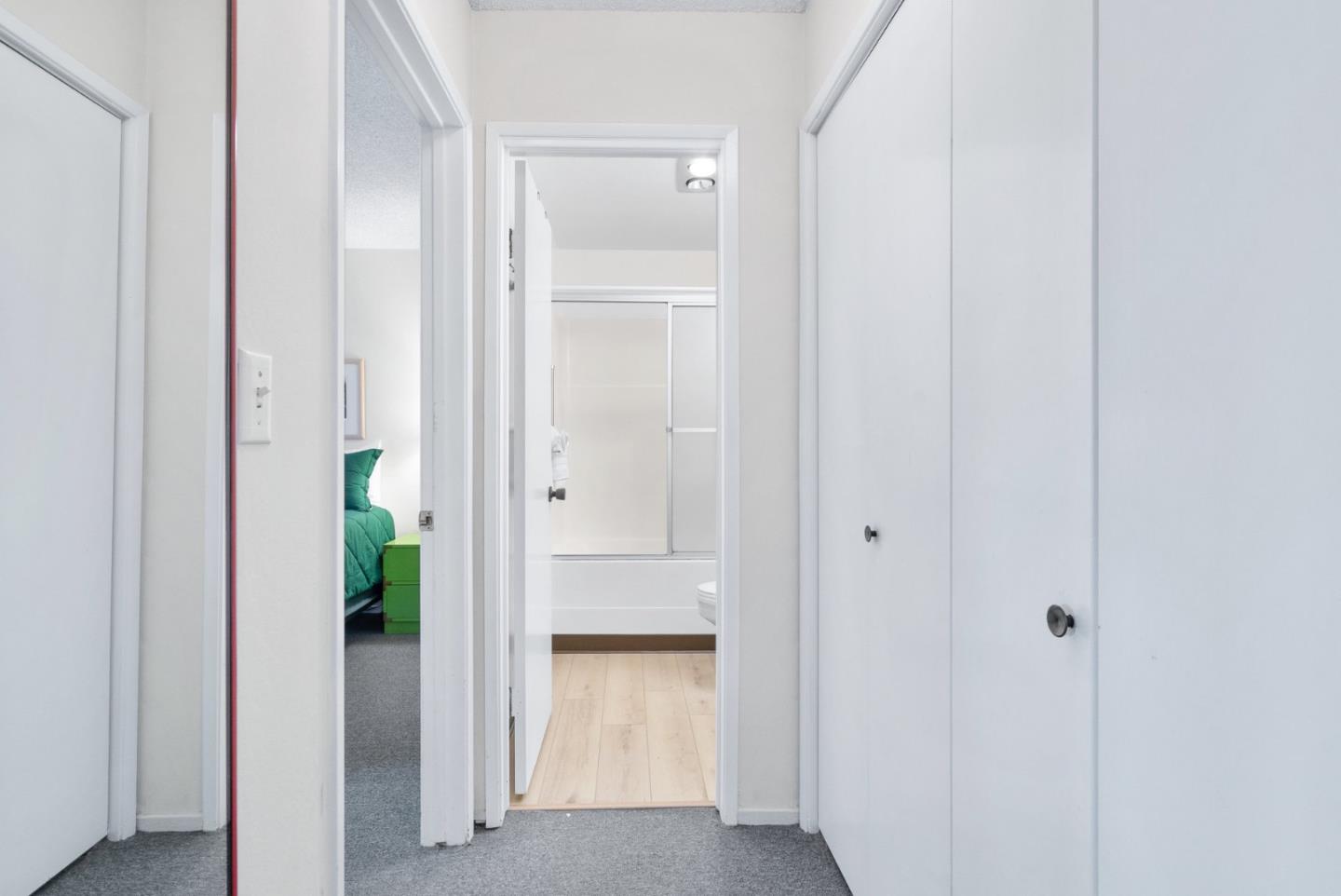 101 Shell Road, Unit 244 Watsonville, CA 95076 - Photo 24 of 32 a view of a bathroom from a hallway
