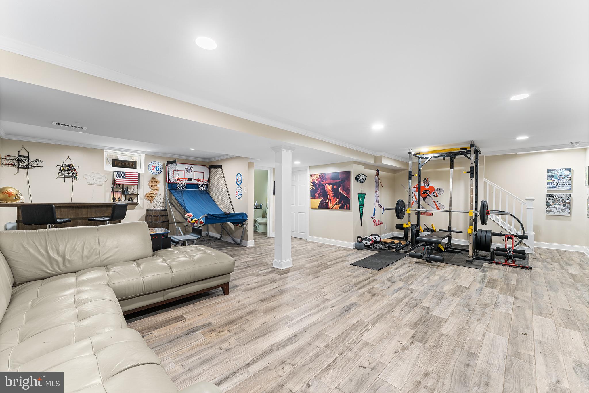 106 Bunning Drive Voorhees, NJ 08043 - Photo 38 of 45 a living room with furniture and a wooden floor