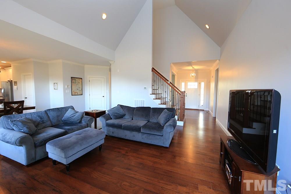 861 Bethlehem Church Road Youngsville, NC 27596 - Photo 4 of 25 a living room with furniture rug and wooden floor