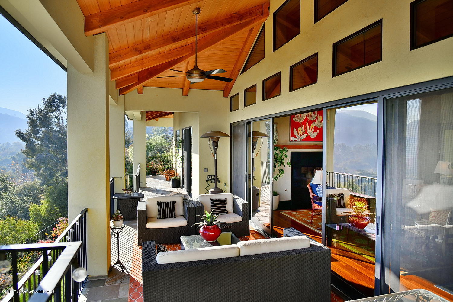 1825 Braemar Road Pasadena, CA 91103 - Photo 29 of 82 a outdoor living space with furniture and a potted plant