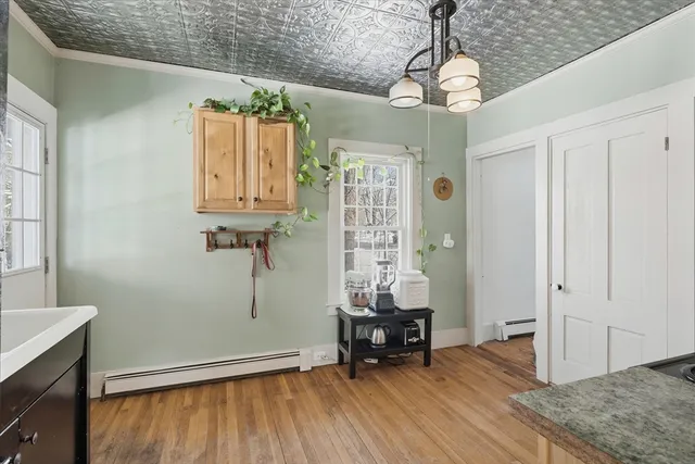 a view of livingroom with furniture and wooden floor