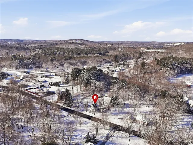 an aerial view of city