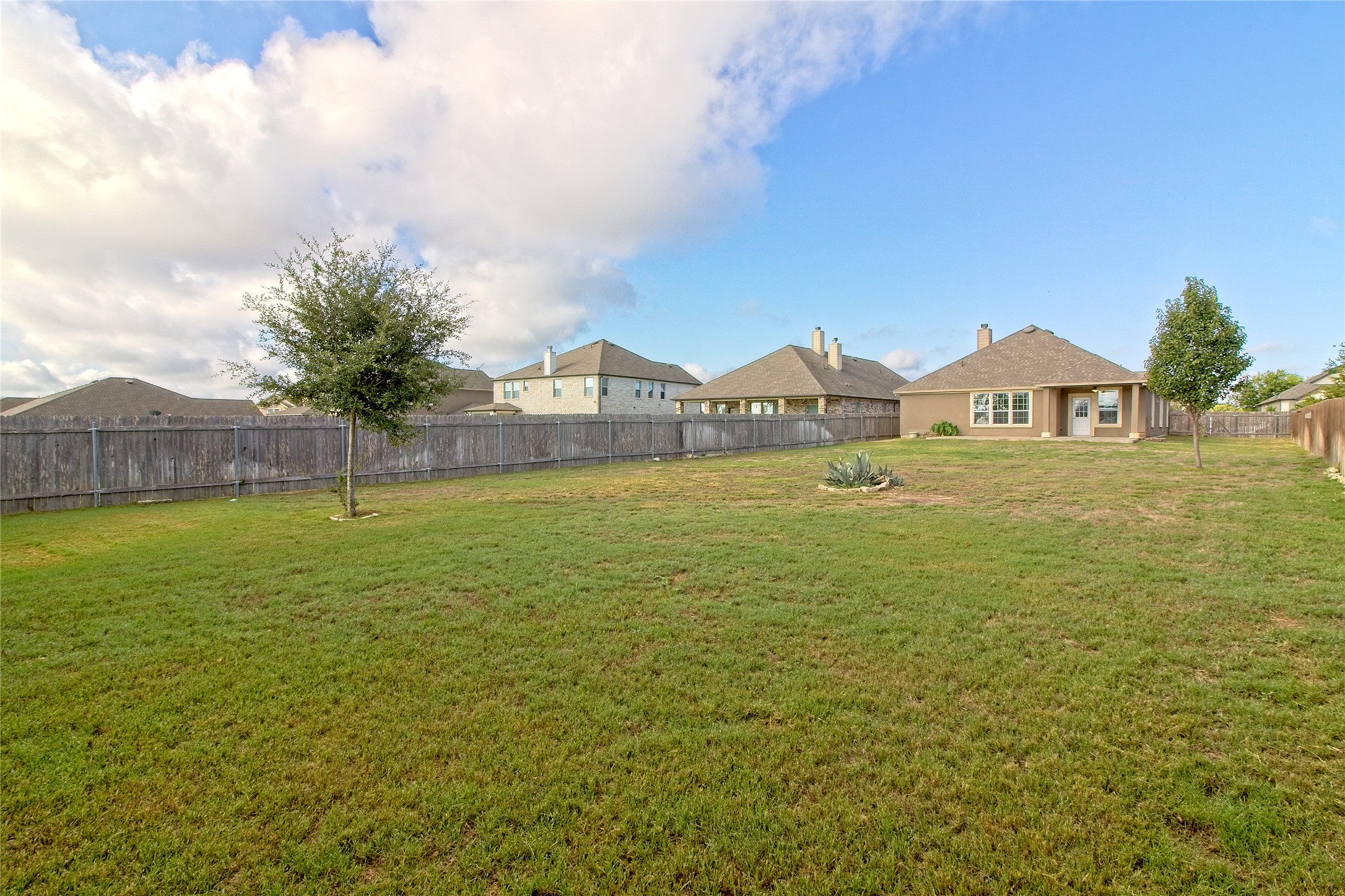 31443 Kingsway Road Georgetown, TX 78628 - Photo 26 of 40 A spacious backyard provides ample green space for outdoor activities and relaxation.