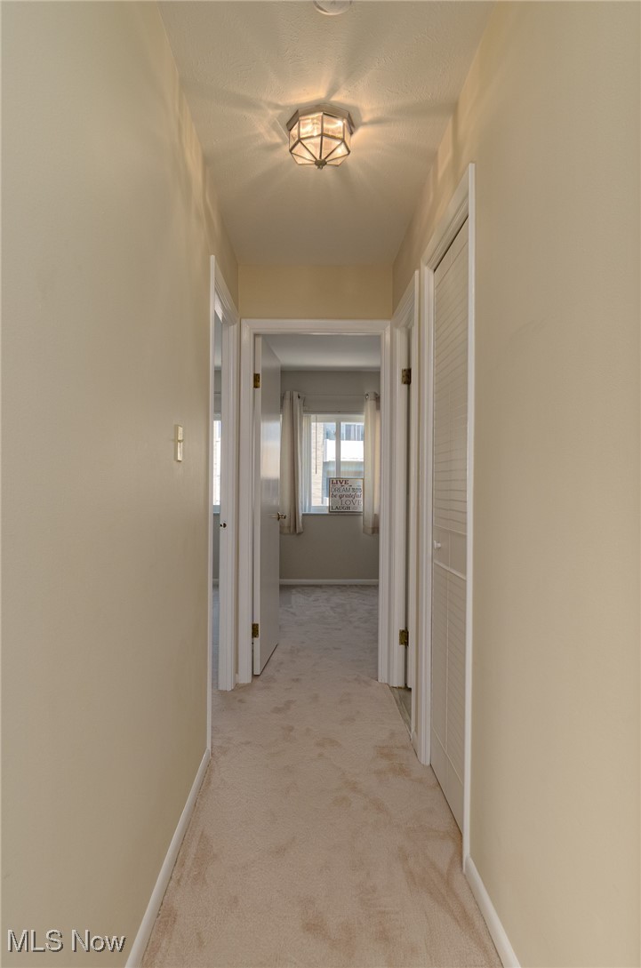 2089 Wooster Road, Unit C42 Rocky River, OH 44116 - Photo 12 of 43 Hallway to bedrooms includes a linen closet